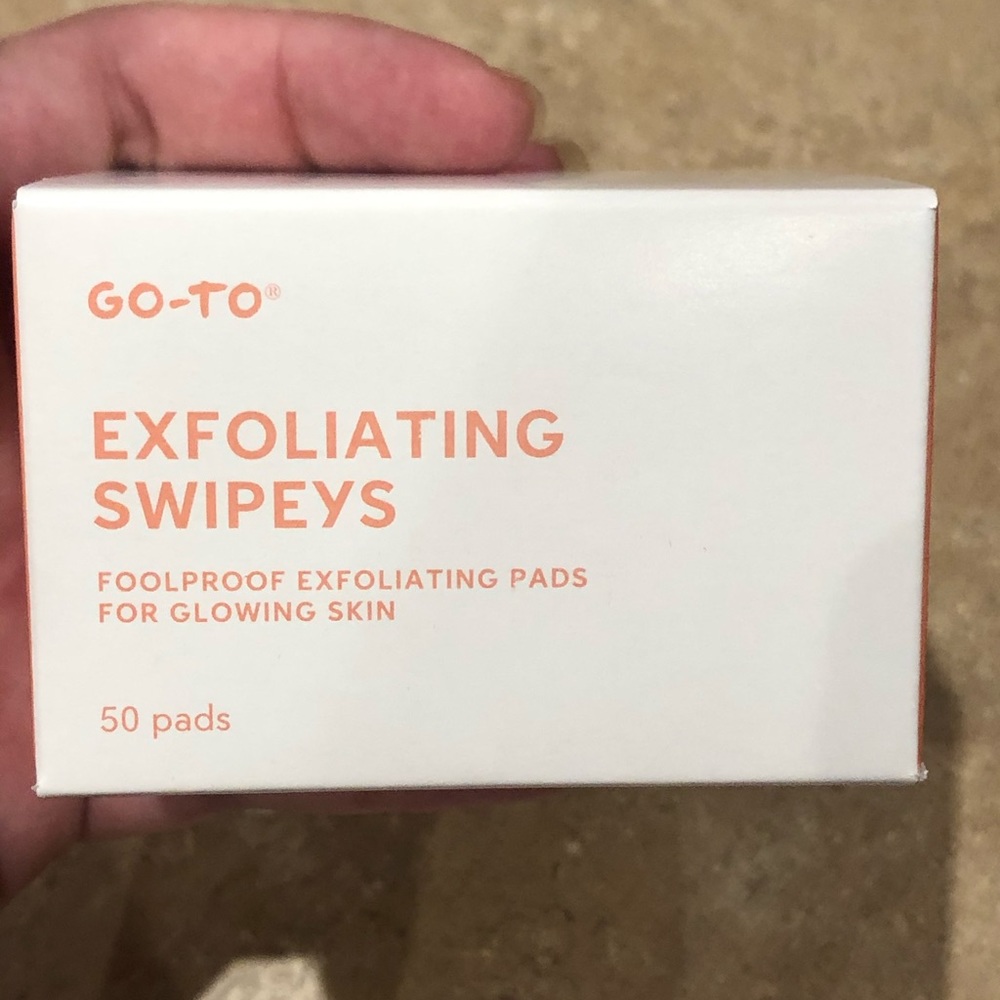 Go-to exfoliating swipeys